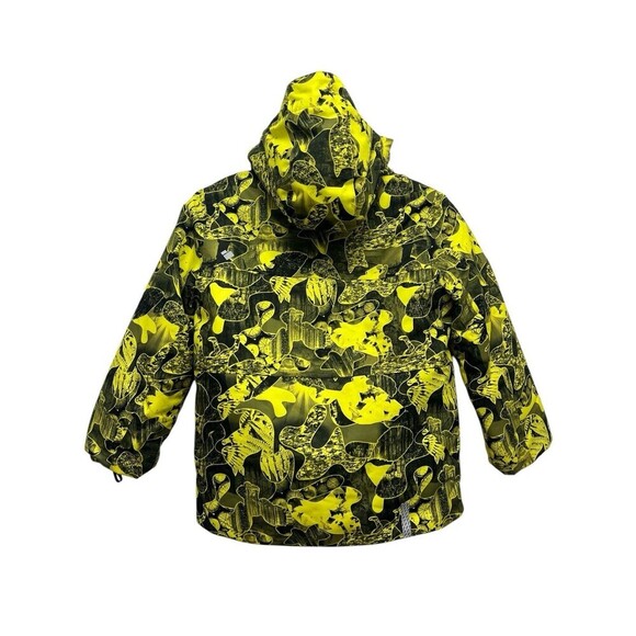 Obermeyer Nebula Ski/Snow Jacket I-Grow System Insulated Neon Black Boys Size 7 - Picture 4 of 14